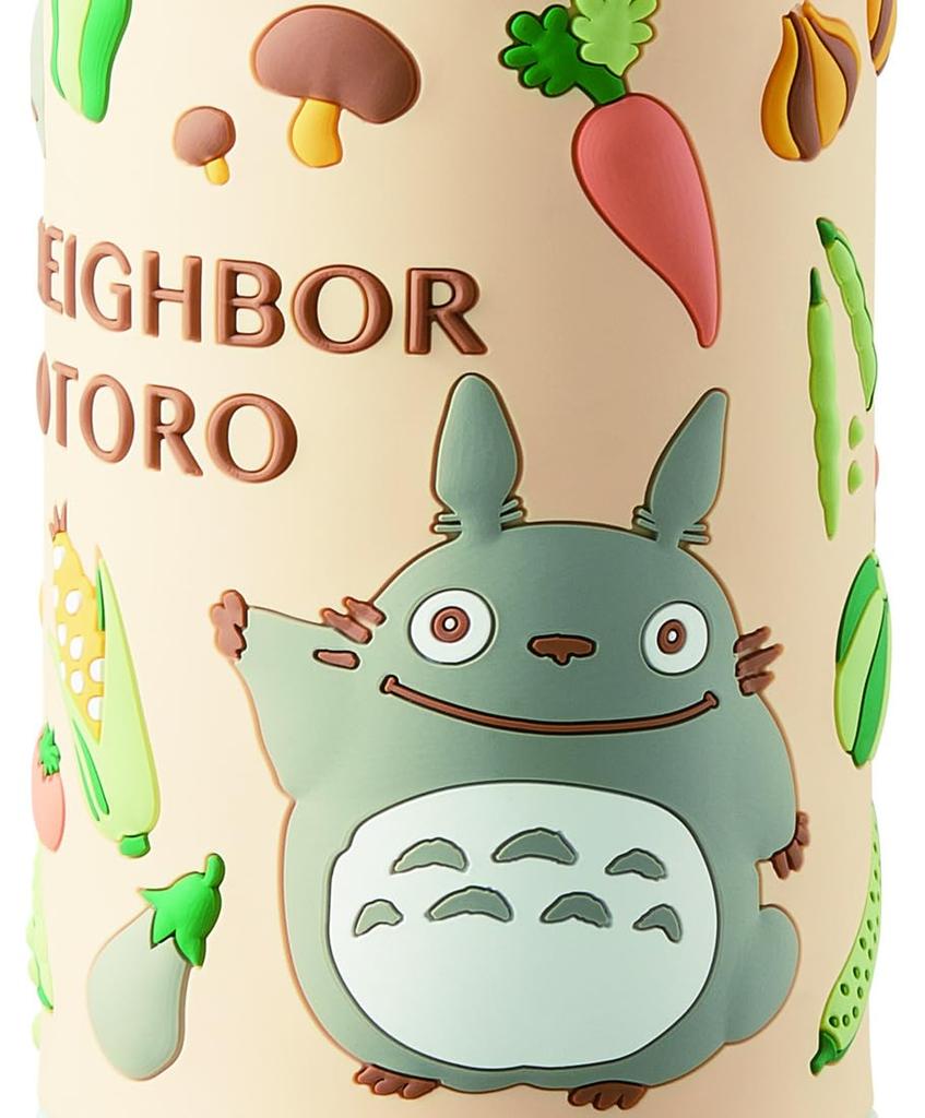 Skater Stainless Steel Water Bottle 380ml Straw Drinking 3D My Neighbor Totoro Vegetable Color Ghibli SSPV4 Children's