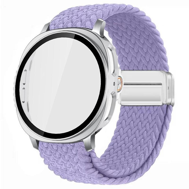 

Weaves Sport Strap +Case For Samsung Watch 8 40/44mm Watch 8 Classic Tempere Glass Case Nylon Loop Band For Galaxy Watch 8 Class Watch 8 Classic 46mm