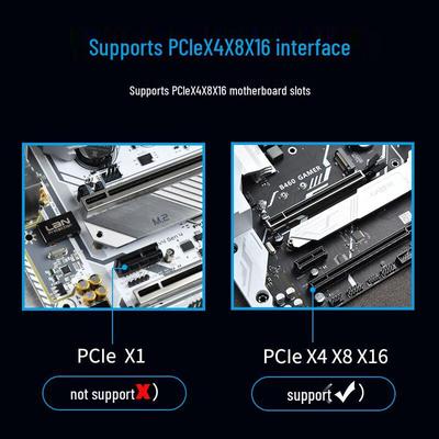 JEYI PCIe To M.2 NVMe SSD Adapter Card
