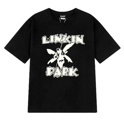 Rock Band Linkin Park Hybrid Theory Graphic T Shirt Men Women Harajuku Hip Hop Streetwear Unisex Cotton Short Sleeve T-shirts