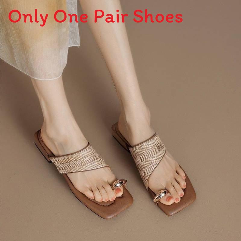 Summer French Minimalist Sandals With Breathable Faux Leather For Casual Wear