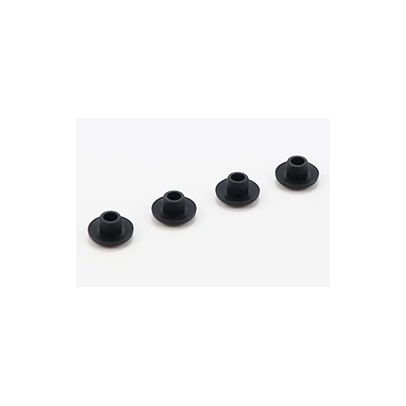 KITACO Cap Bolt Cover (for ABS/M8) Universal, 4-Pack, Black, 0900-000-80116