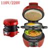 Household 3-In-1 Small Breakfast Machine Frying Eggs Baking Bread DIY Burger Maker 220V/110V