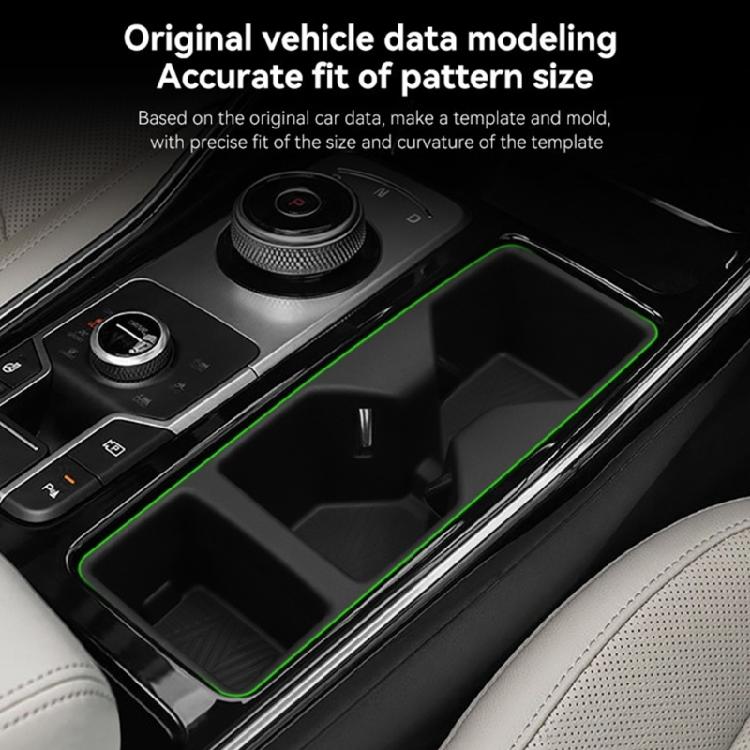 Center Console Protector Slip Proof Cup Holders Insert Low Maintenance TPE Spill Proof Dashboard Tray for Vehicle Use