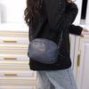 Women's messenger bag PU bag, retro style women's bag, threelayer shell bag, highend texture shoulder bag, fashionable mobile phone bag.