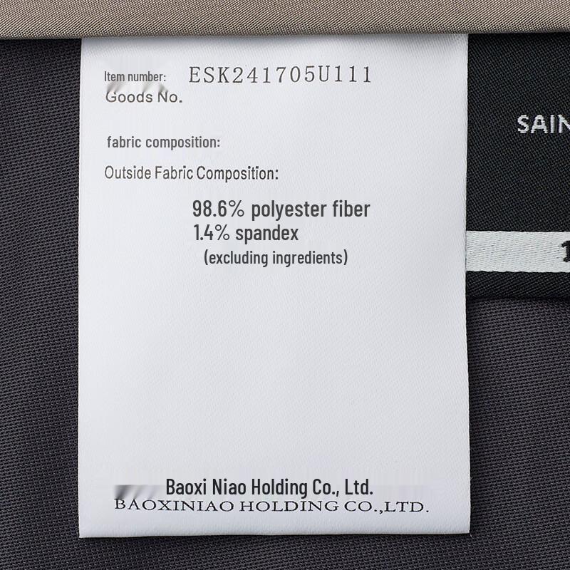 Baoxiniao Men's Diamond Texture Knit Straight-Leg Trousers