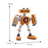 MOC My Singing Monster Baustein-Sets Musik Roboter Chor Spiel Steine Cartoon Monster Steine Montage Spielzeug Kinder Geburtstagsgeschenk