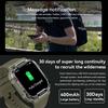 Sağlam Askeri Akıllı Saat Erkekler Xiaomi Android Ios Fitness Saatleri Ip68 Su Geçirmez 1.85'' Bluetooth Çağrı Akıllı Saat