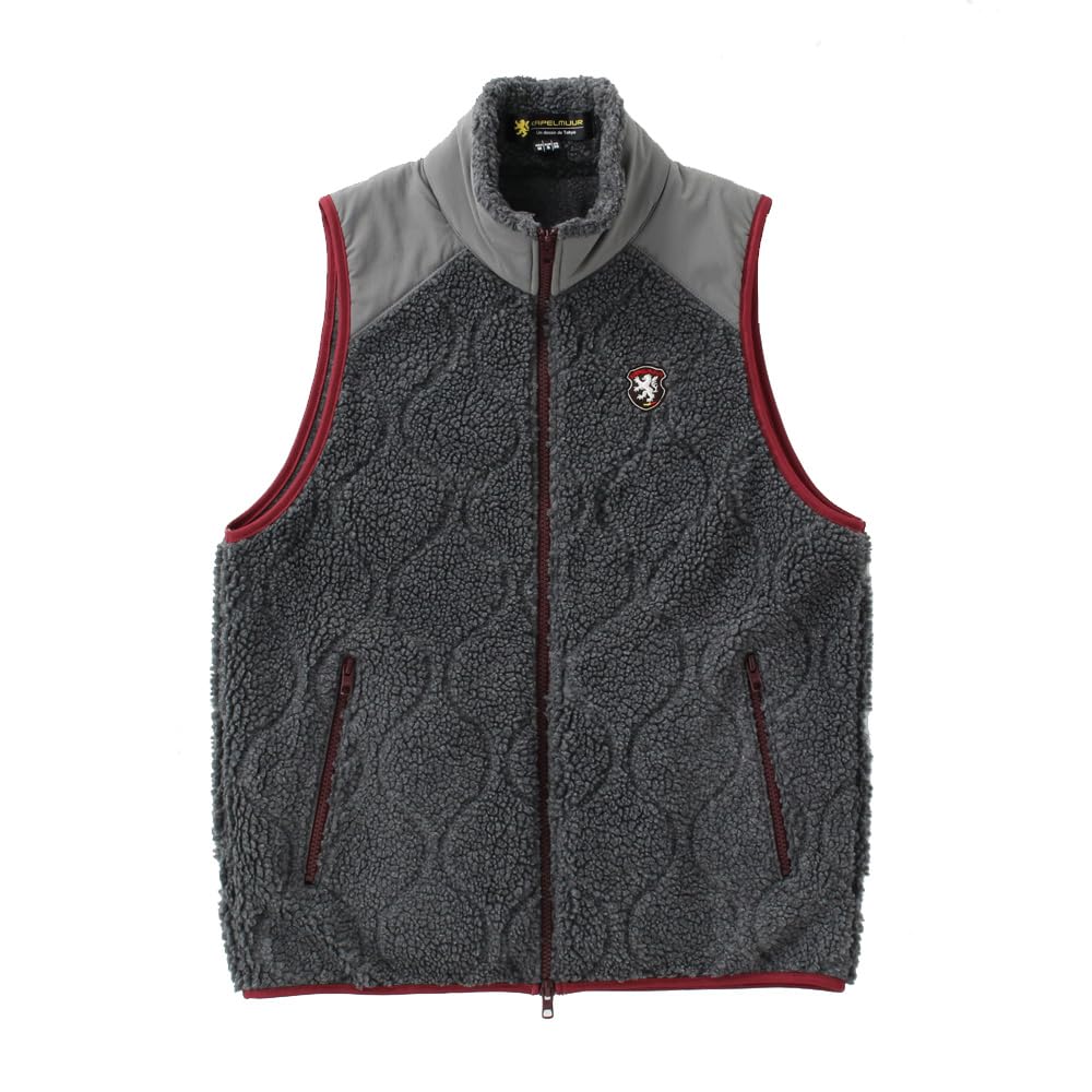 Kapelmuur Cycling Quilted Boa Made with Recycled Size XS Vest, Autumn/Winter Vest, Polyester, Charcoal,