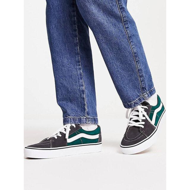 

Зеленые кроссовки Vans SK8-Low