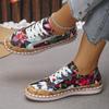 Women Flats New Elegant Round Toe Loafers Lace Up Trend Comfortable Women Shoes Casual Anti-slip Outdoor Sneakers Women