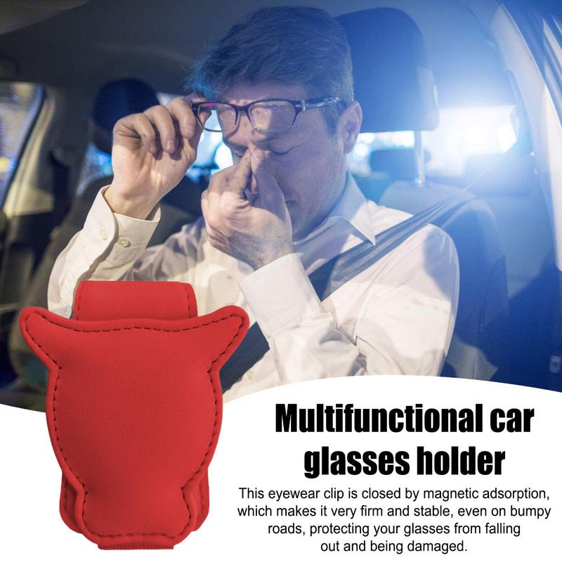 Sunglass Holder For Car Exquisite Sunglass Clip For Car Visor Eco-Friendly Multifunctional Car Visor Sunglasses Holder For Small