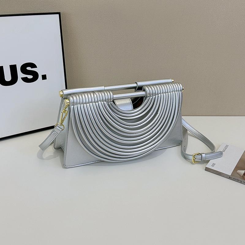 

Branded Luxury Evening Clutch Purse For Women Noodles Design Golden Crossbody Bag For Wedding Dinner Party Designer Handbag 32.5x17x9cm