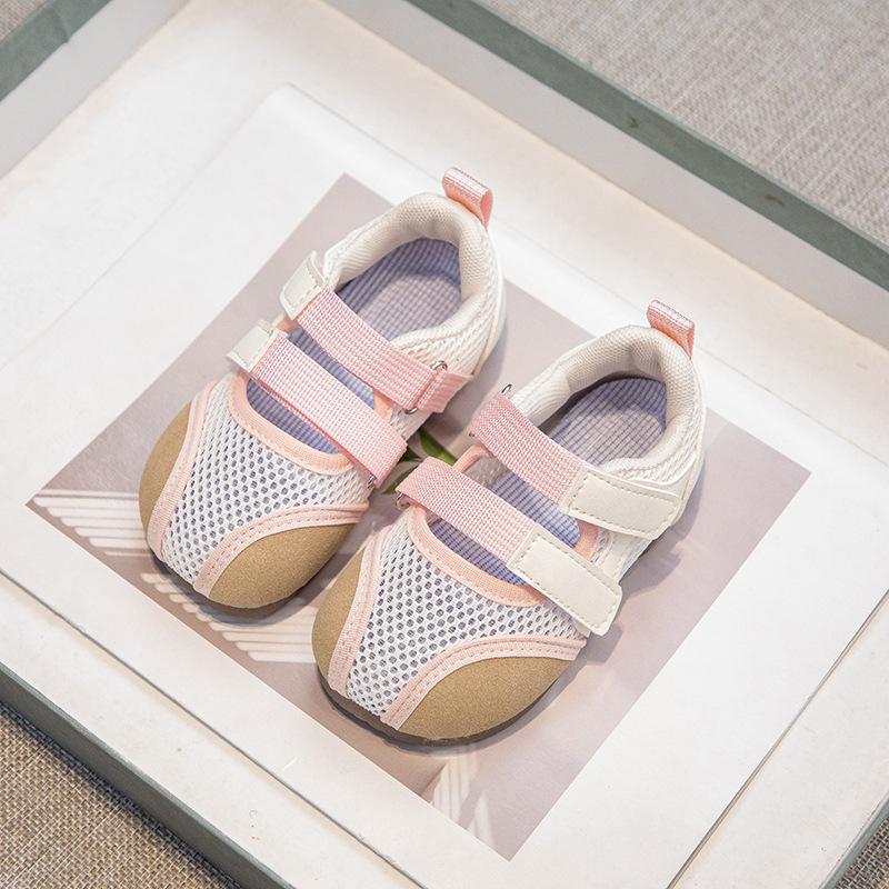 

Summer Sneakers Breathable New Fashion Girl Shoes Flat Versatile Soft Casual Kid Shoes Comfortable Retro Simple Sports Shoe 2025 22insole14.3cm розовый