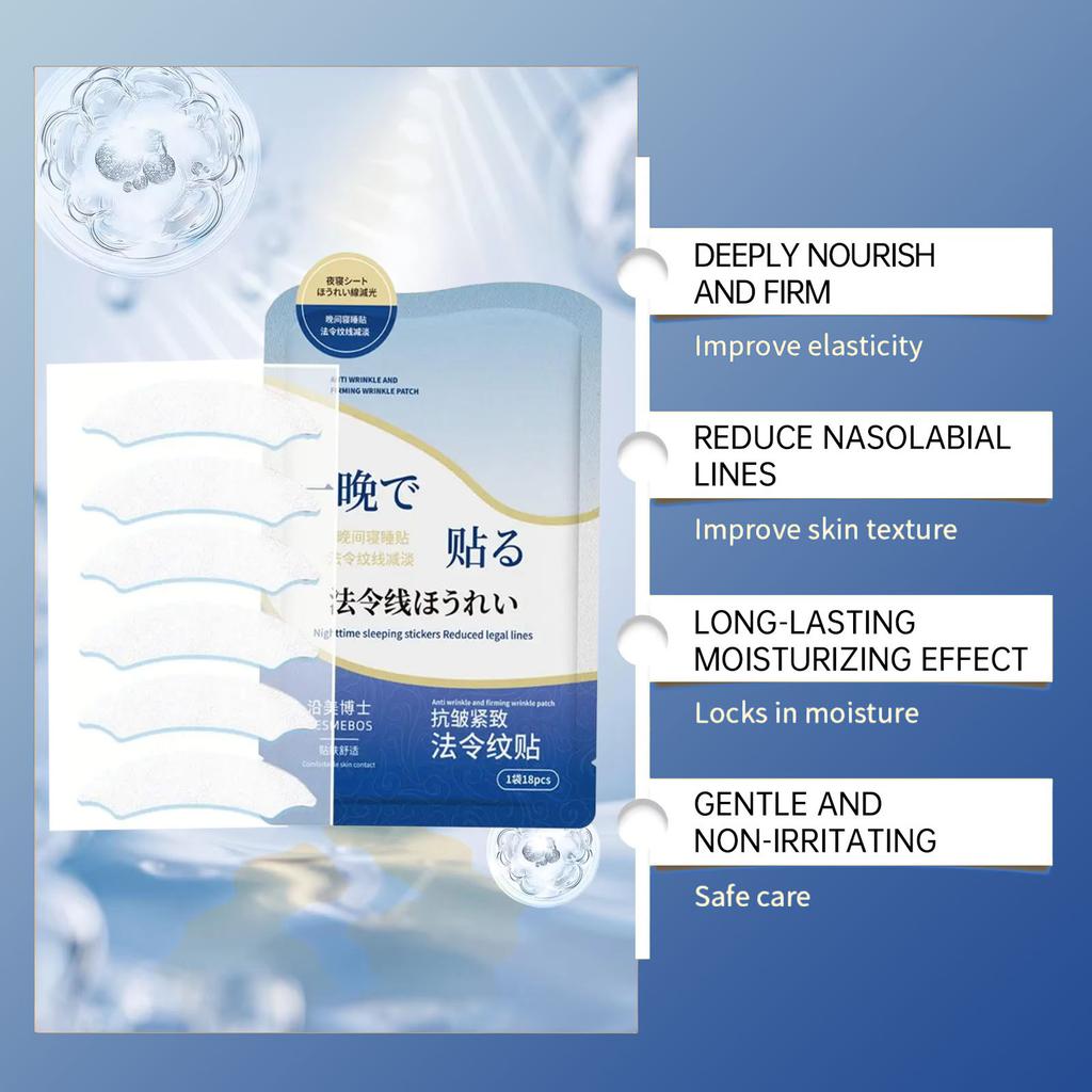 Collagen Wrinkle Remove Patch Retinol Fade Fines Lines Lift Tighten Skin Mask Korean Anti-aging Moisturizing Skin Care Patch