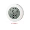 Round Temperature Humidity Meter Gauges Monitors Large LCD Display for Office