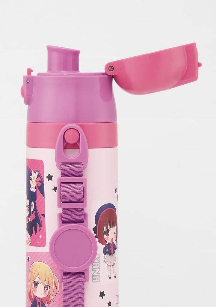 Skater Water Direct Stainless Sports Water Children's Bottle, 470ml, Drinking, Insulated, Steel, Lightweight, Bottle, Kids' Bottle, SDC4-A