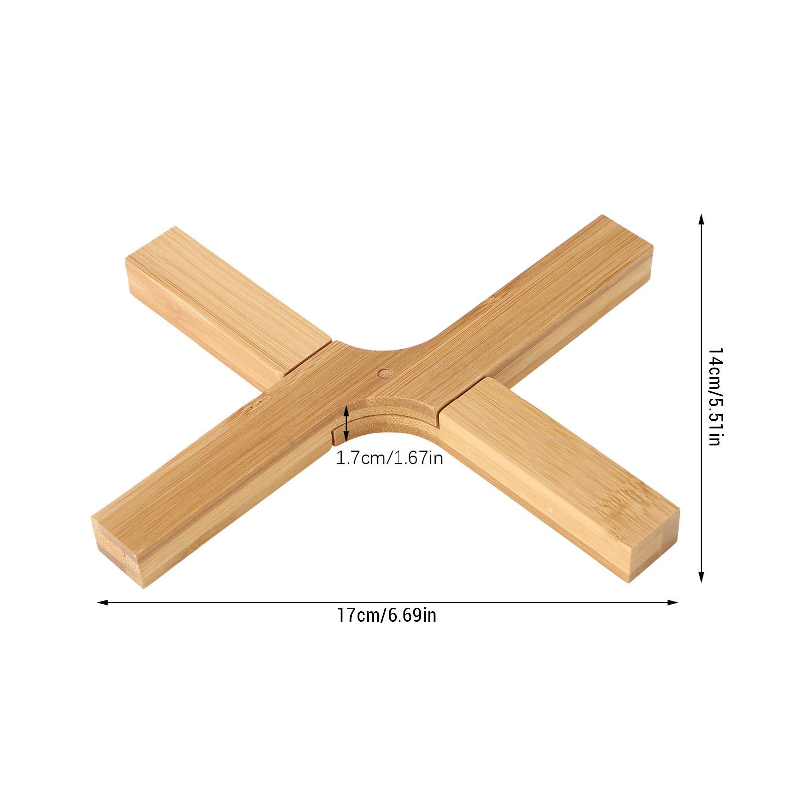 

Foldable Trivet Non Slip Heat Proof Compact Expandable Pot Holder for Kitchen Counter Table M
