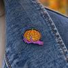 Halloween Cartoon Ghost Brooch, Spooky Pumpkin Tombstone Lapel Pin, Clothes Backpack Bag Decoration Accessories, Holiday Party Gift