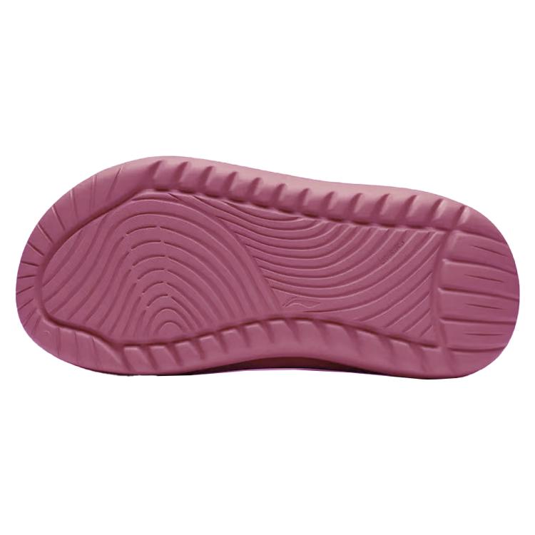 Li Ning SOFT SLIPPER Quiet Slide Slippers Unisex Pink AGAT017-9