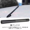 Autoantenne Autoantenne 3,5 cm Dachantenne Starker FM/AM-Empfang Kohlefaserantenne (Schwarz 3,5cm)