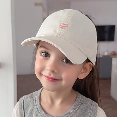 İlkbahar ve Yaz Aylarında Çocuk Beyzbol Şapkaları Kızlar İçin Çıplak Beyzbol Şapkaları Açık Hava Aktiviteleri İçin Güneş Şapkaları.
