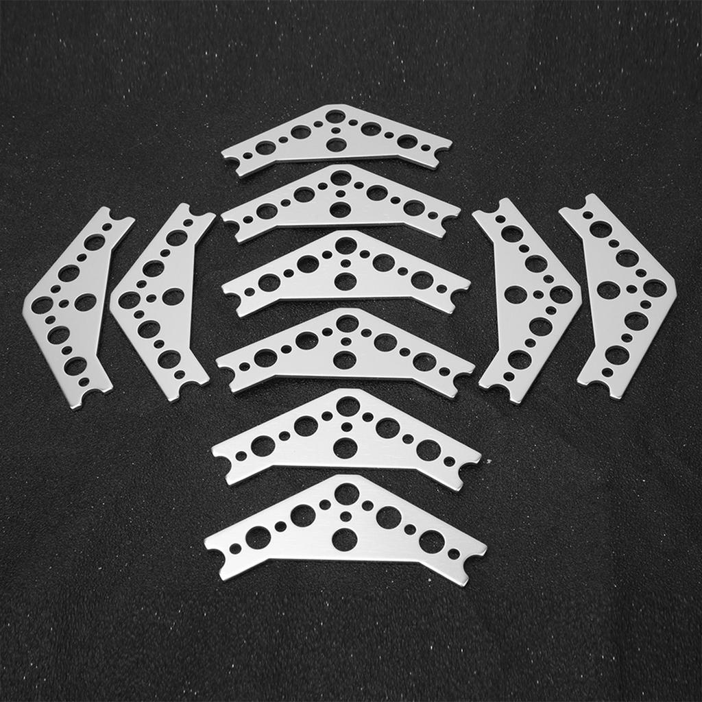 10 Pcs Gusset 120 Degrees 7005 Aluminum Robotic Connection Gusset for TETRIX PRIME