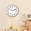 A Modern and Simple Nordic Silent New Quartz Wall Clock for Home Use In The Living Room. It Is A Perpetual Calendar Clock
