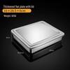 ZISIZ 304 Stainless Steel Rectangular Food Container with Lid