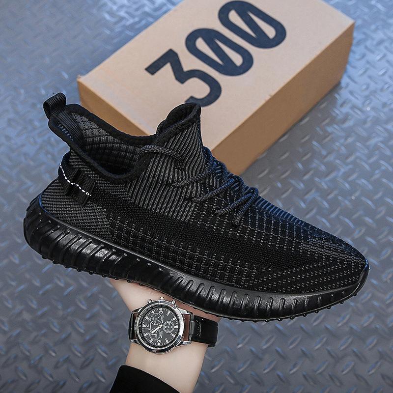 Internet celebrity coconut shoes 350 male and female couples sports shoes men's trend summer breathable casual running mesh shoes