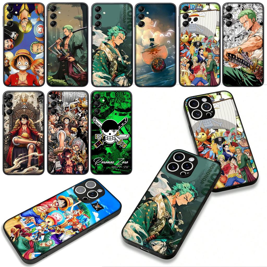 Luffy One Poster Roronoa Zoro Piece Case for Motorola Moto G04 G13 G14 G22 G23 G20 G32 G34 G35 G64 G82 G84 G53 G60 G72 E14 E15