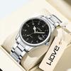 Langjue Automatic Men'S Watch Steel Belt Butterfly Buckle Luminous Fashion Non-Mechanical Women'S Quartz Watch