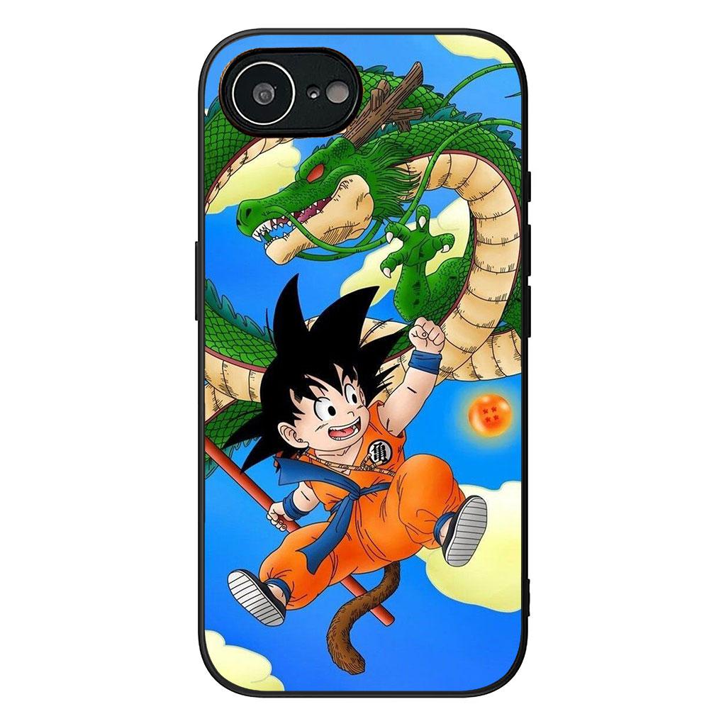 Wallpaper Dragon Goku Ball Z Phone Cover Case for Apple iPhone 16 15 14 Plus 13 12 Mini 17 Pro Max + ProMax 16E Air 16+ Casing