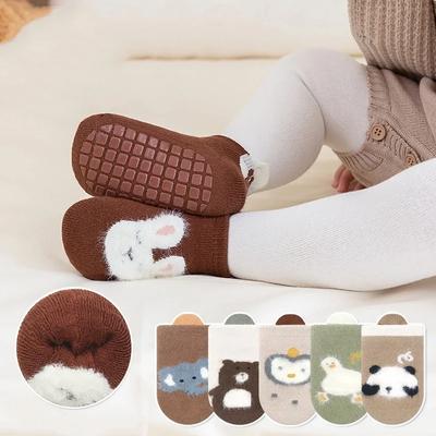 Calzini Termici Ispessiti per Bambini Autunno Inverno Calzini da Trampolino Caldi per Bambini Piccoli Maschio Femmina Calzini da Pavimento Accessori Abbigliamento Bambini