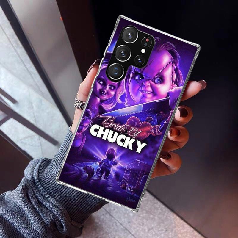 Chucky Child's Play Phone Case For Samsung Galaxy S23 S24 S25 Edge S26 Ultra S22 + S21 Plus S20 FE Cover Silicone Print Shell Ga