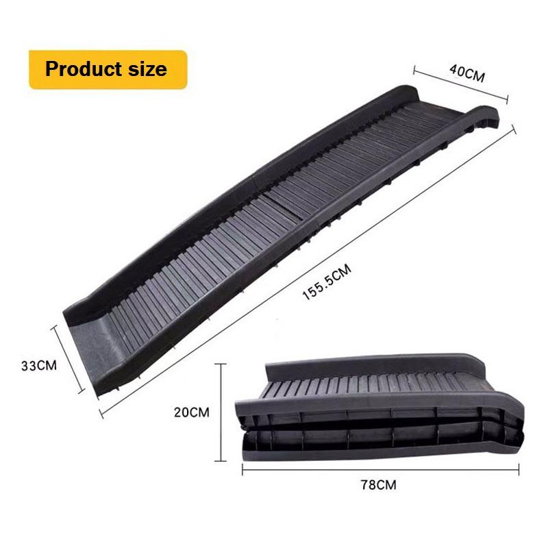Folding Ladder for Pet, Large Dog Ramp, Car Stairs, Non-Slip Plastic Cat Climbing, Safety Ramps, High Beds, SUV Trucks