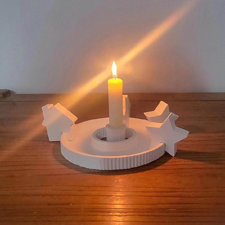 House Shape Castings Mould Resin Molds Baking Molds Star House Silicone Moulds