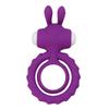 Unisex Double Vib Powerful Soft Silicone Dual Vibrating Cock Ring Penis Ring Double Rings for Couples Enhancing Harder Erection