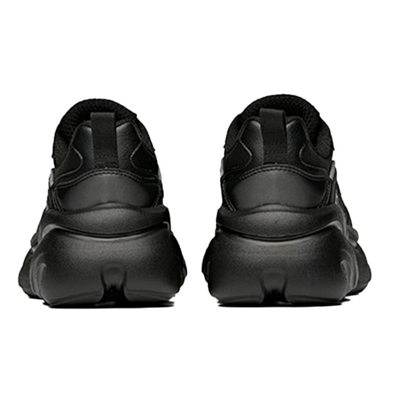 Anta Shock Absorbers Slip Resistant Abrasion Resistant Breathable Low top Chunky Sneakers Women's Black Sneakers 922358894-6