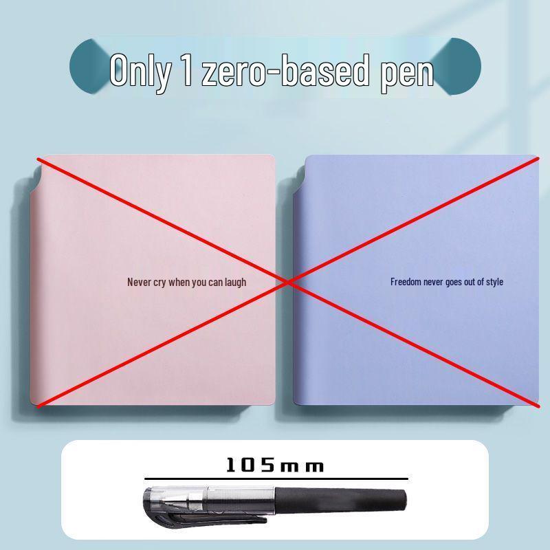 Fickduk: Portabelt rutat anteckningsblock & Praktisk anteckningsbok