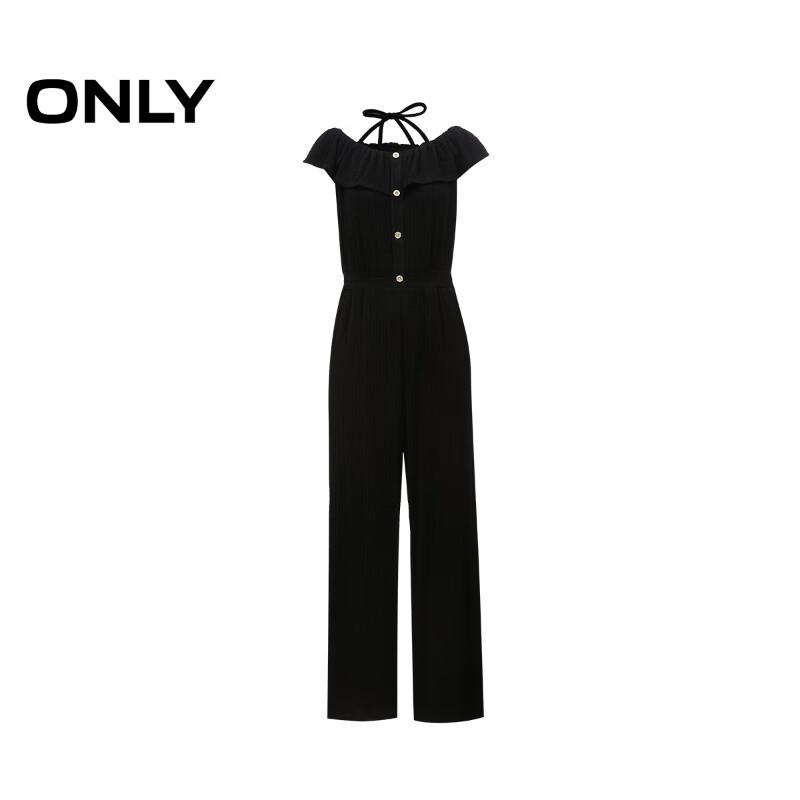 ONLY Women's Ruffle Hem Lightweight Jumpsuit