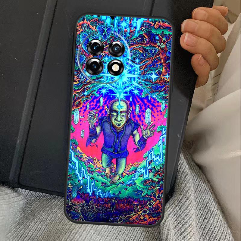 Psychedelic Trippy Art Case For OnePlus Nord 5 CE 2 3 4 Lite N20 N30 OnePlus 15 13 12 11 10T 10R 12R 13R 13T Cover