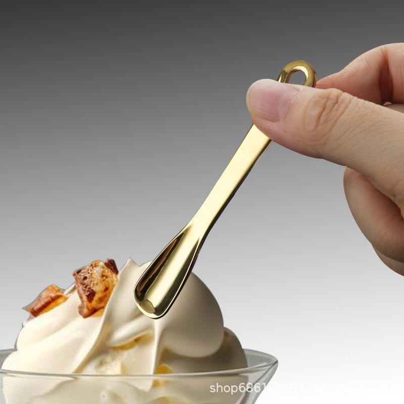 304 Stainless Steel Long Handle Dessert & Coffee Spoon