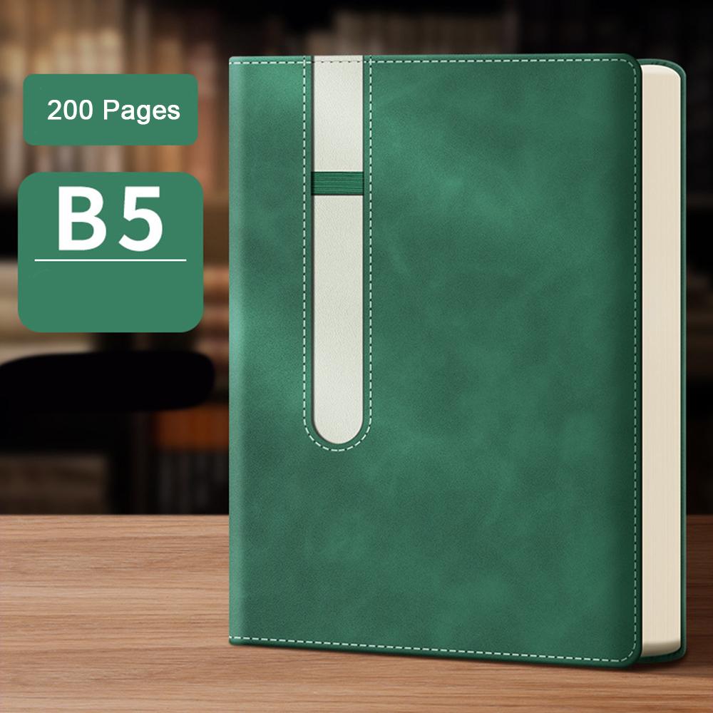 (Logo Can Be Engraved) A5/B5 Student Subject Notebook, Business Notebook, Diary, Work Meeting Minutes, Travel Log