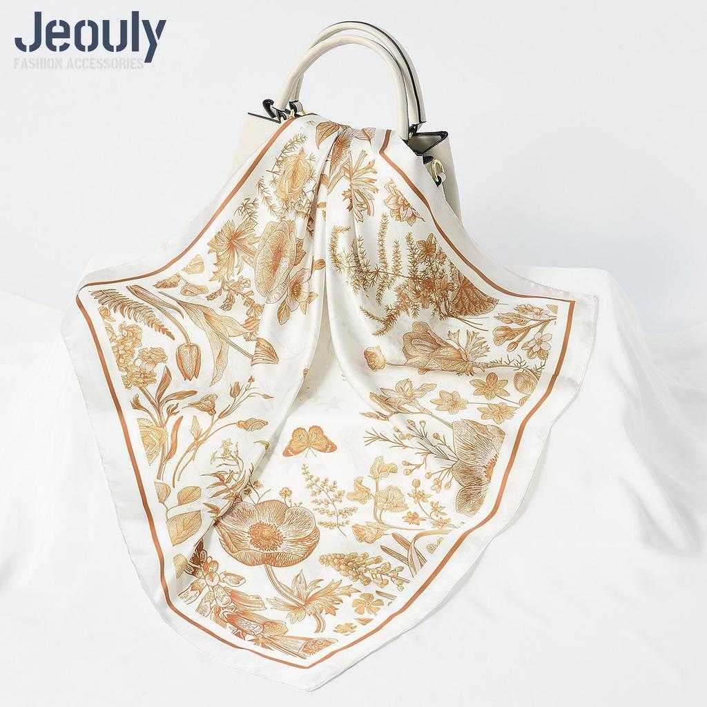 Cross-Border 70cm Silk Cashew Print Scarf - Autumn/Winter Women's Fashion Headscarf