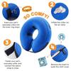 Inflatable Dog Recovery Collar Soft Pet Donut Collar for After Surgery Anti-Licking Wound Healing Protective Cone