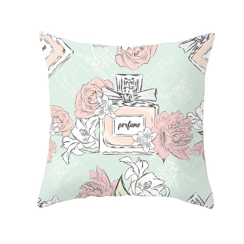 Valentine's Day Cushion Cover Romantic Wedding Party Decorations Print Cushion Cover Pillowcase Valentine's Day Gift