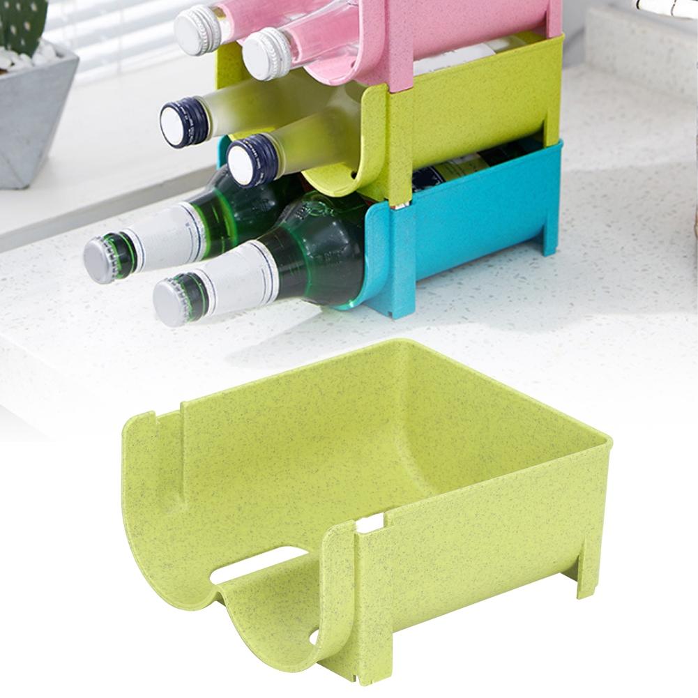 Stackable Beer Can Holder Cans Storage Rack Refrigerator Canned Beverage Organzier