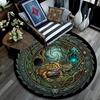 Jungle Frog Forest Round Area Rug Under Office Chairs Bedroom Living Room Home Decor