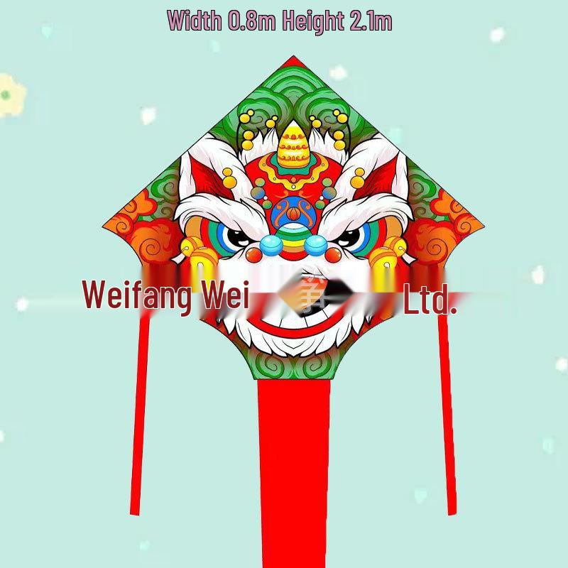 Weifang Pterodactyl Cartoon Kite for Kids - Easy to Fly in Light Breeze, Free Shipping
